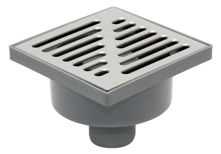 Sewer Drain Grate, Stainless Steel Grate, 150X150 Mm, Downward Drain
