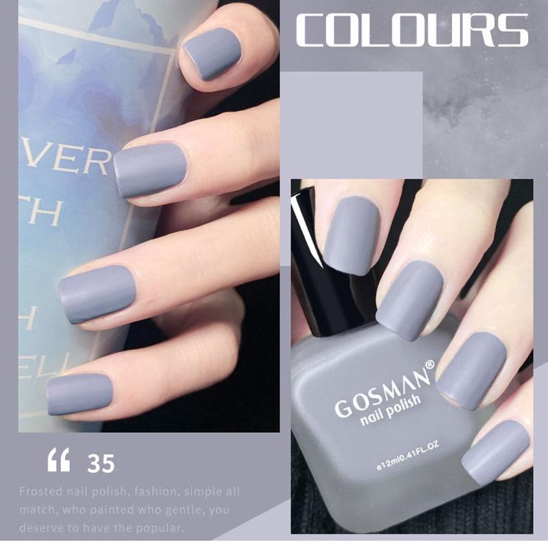 

Матовый лак для ногтей, без запекания, без шелушения, летний матовый лак для ногтей 35