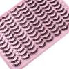 48 Pairs Of Large-Capacity False Eyelashes Dd Curled Chemical Fiber Thick Three-Dimensional False Eyelashes