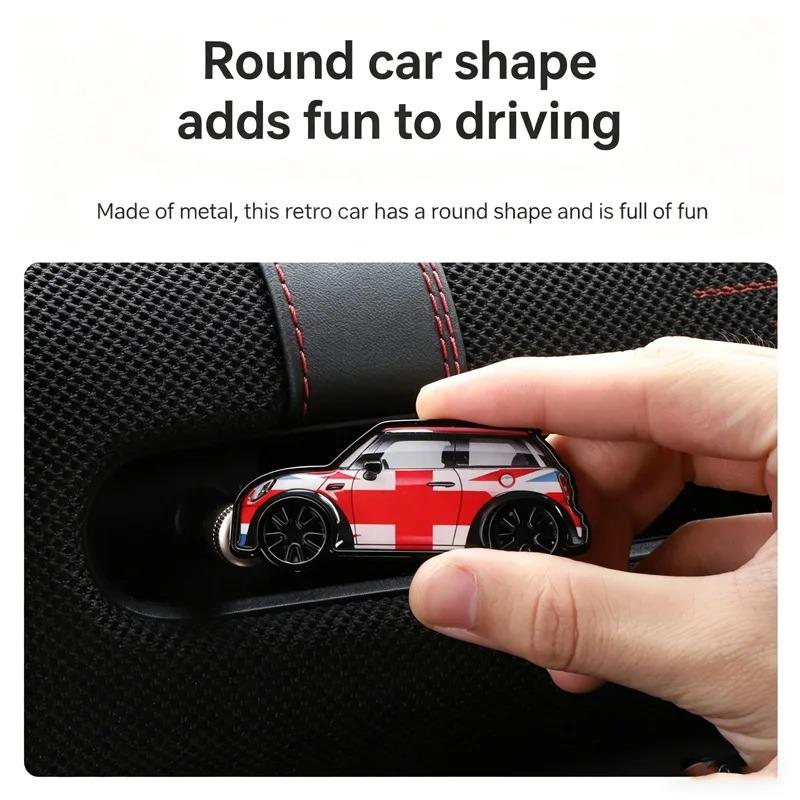 For MINI Cooper Metal Car Badge 3D Shaped Emblem Decal Universal for All MINI Models Waterproof Exterior Decoration