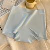 Women's Ice Silk Seamless Mid-Waist Boxer Briefs with Antibacterial Cotton Crotch, Breathable and Extended Fit.