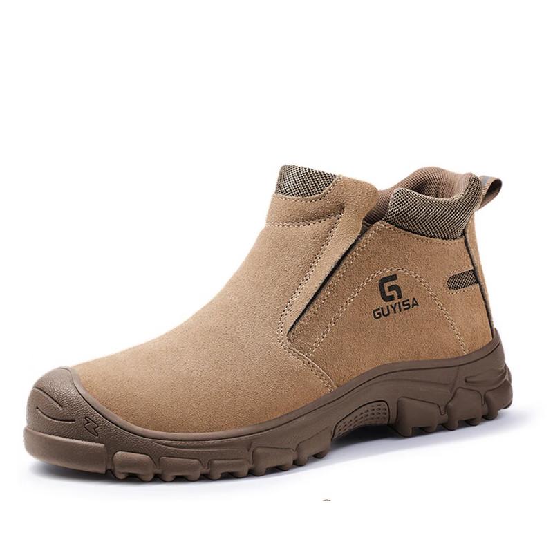GUYISA Steel Toe Welder Safety Shoes 38