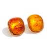 Yhpup 10 Color Acrylic Resin Y2K Earrings for Women Gold Color Stainless Steel Spring Summer Candy Sweet Jewelry