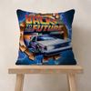 Movie bBack car To The Future  Personalized Pillow Dust Cover Bedroom Kids Party Decoration Pillowcase Birthday Children Gift