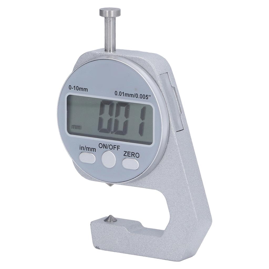 Digital Thickness Gauge 0‑10mm Range Mini Electronic Caliper Thickness Meter with LCD Digital Display