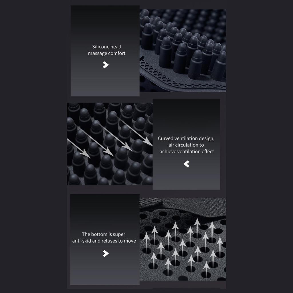 Motorcycle Silicon Seat Cushion,Ergonomic Cushion ,Pressure Relief Ride for Riding To Relieve