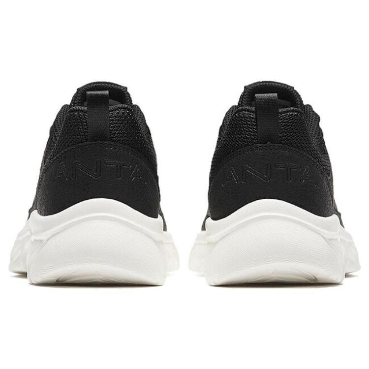Anta Abrasion Resistant Low Top Running Shoes Women's Black 922345580-6
