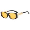 New Yingling style, European and American personalized small box sunglasses, street shooting characteristic glasses, retro sunglasses