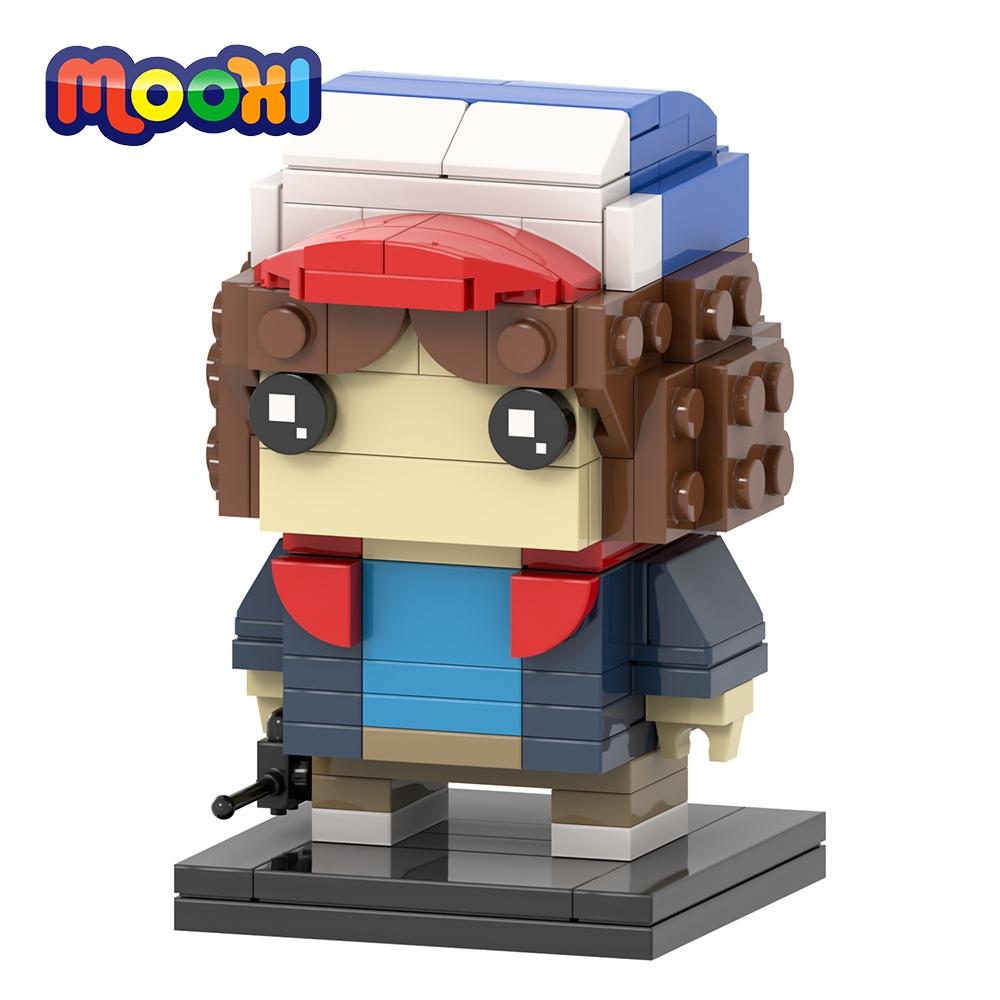 MOOXI Monster Demodog Stranger TV-Serienfigur Brickheadzed Thing Bausatz Erwachsenen Bausteine Set Kinderspielzeug MOC Stein Geschenk