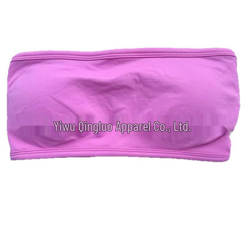 Dfyne Strapless Bandeau Beautiful Back Wire-Free Sports Yoga Bra