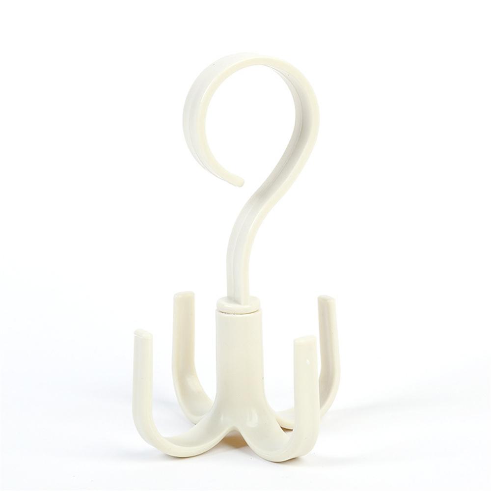 Große Kreative Multifunktionale Drehbaren Vier-Klauen-Haken Mantel Aufhängen Taschen Schal Kleiderschrank Aufbewahrung Kleiderbügel Türhänger Taschen