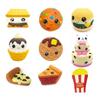 Cross Squishy Square Bean Cake Waffle Biscuit PU Slow Rebound Simulation Toy