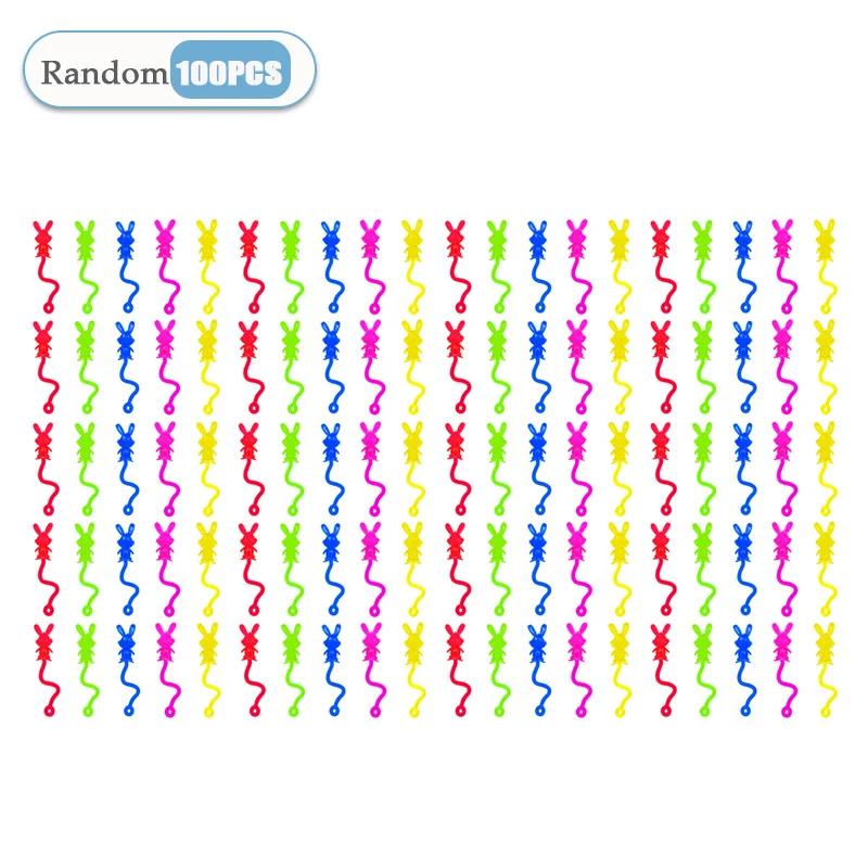 Multicolor Easter Bunny Chick Stretch Climbing Toys Elastic Stress Relief Sticky Toys for Party Birthday Gift Relaxation Fun