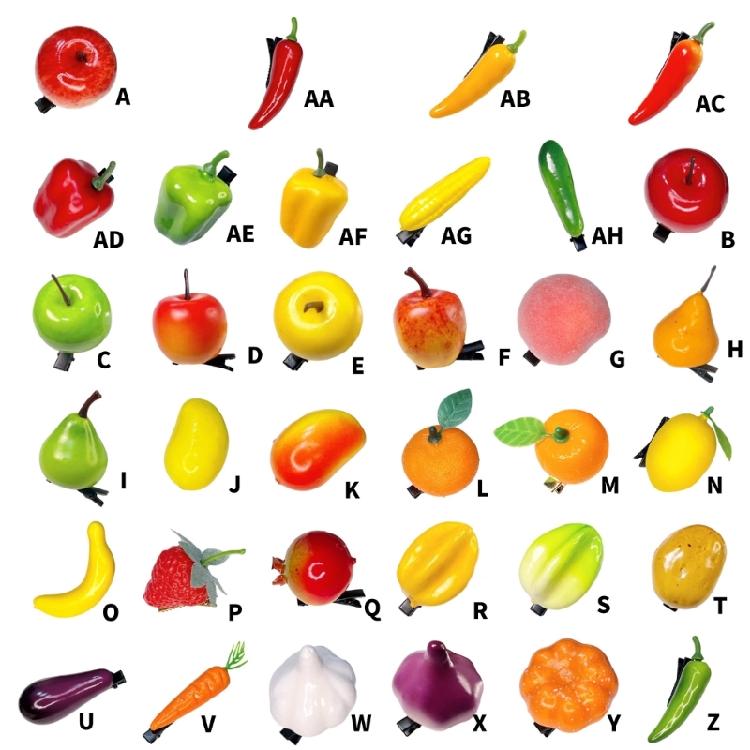 Unique And Practical Resin Hair Clip Shaped Like Fruits And Vegetables Hairpin Suitable For Girls' Everyday Styling