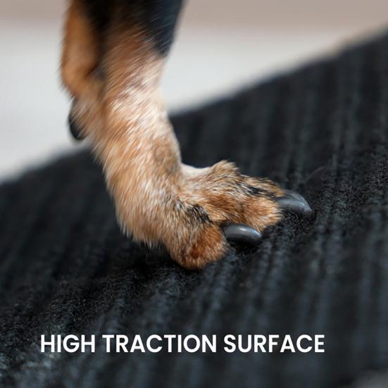 Split Stool Dog Ramp 2-in-1 Folding Pet Ramp Stair And Footstool for Couch Bed 13.8" H Pet Step for Large Small Dogs
