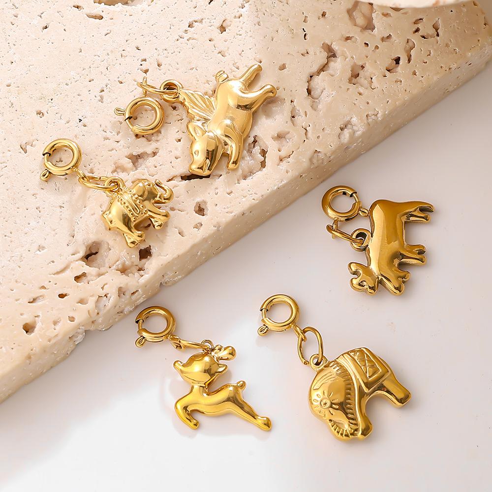 Personalized Fashion Owl Flying Pig Animal Series Jewelry Buckle Pendant Diy Jewelry Accessories