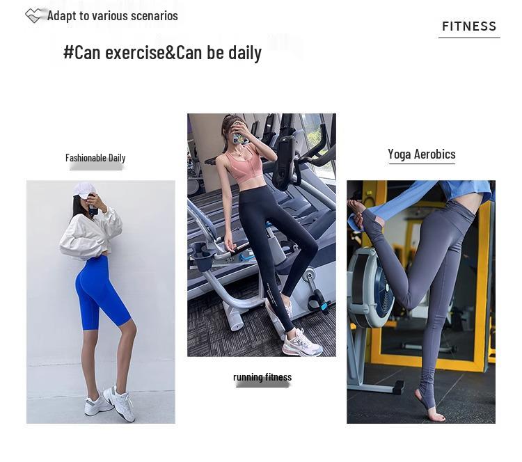 Women's High Waist Shark Fleece Yoga Pants - Tummy Control, Butt Lifting, No Lines, Fall/Winter Base Layer