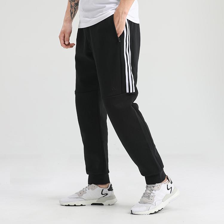 Adidas Sports Casual Pants Breathable Long Trousers Men Bottoms Black GF3978