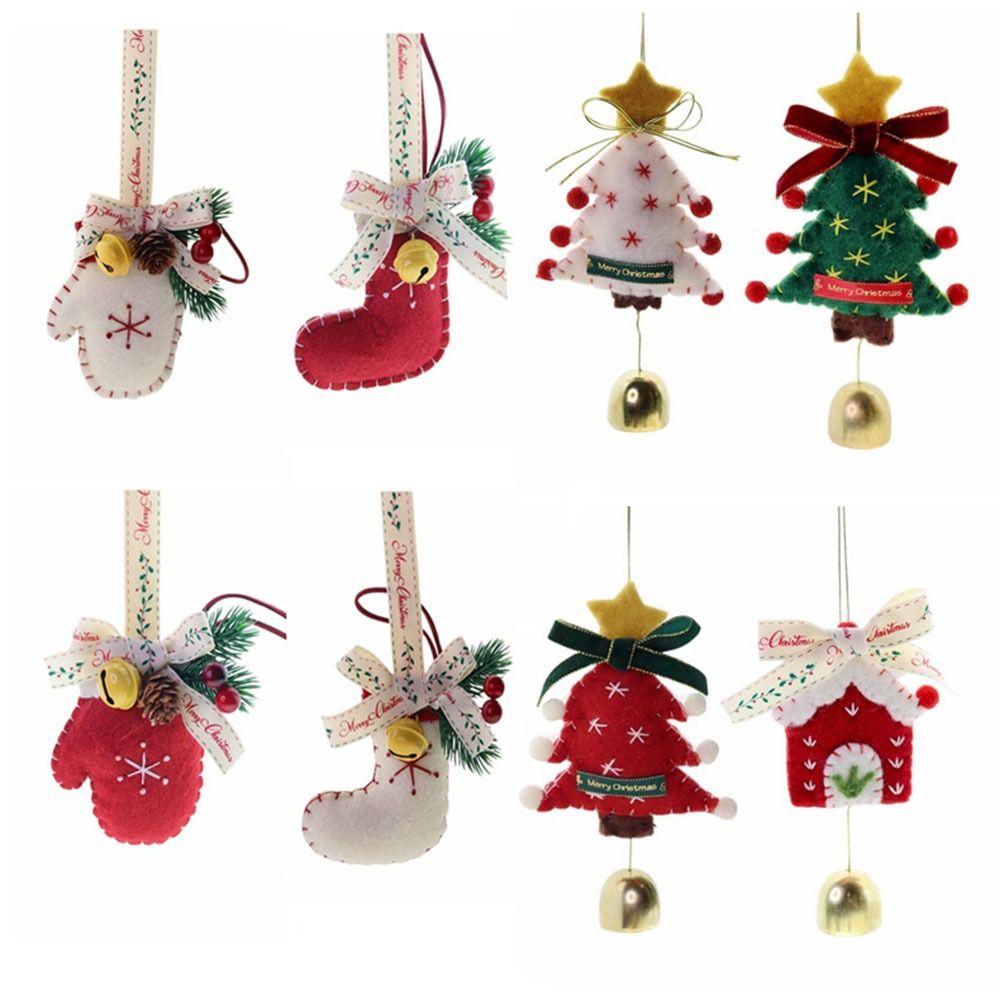 Felt Christmas Tree Ornaments Exquisite Xmas Hanging Decorations Christmas Tree Pendant  Home Decor