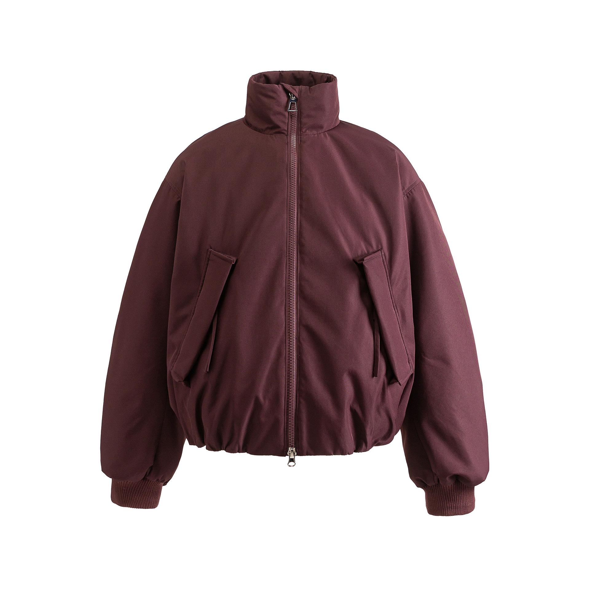 

Men s 2025 American Style Stand Collar Cotton Jacket - Warm, Versatile, Loose Fit, Slimming, Short Winter Outerwear XXXL purplish червоний колір