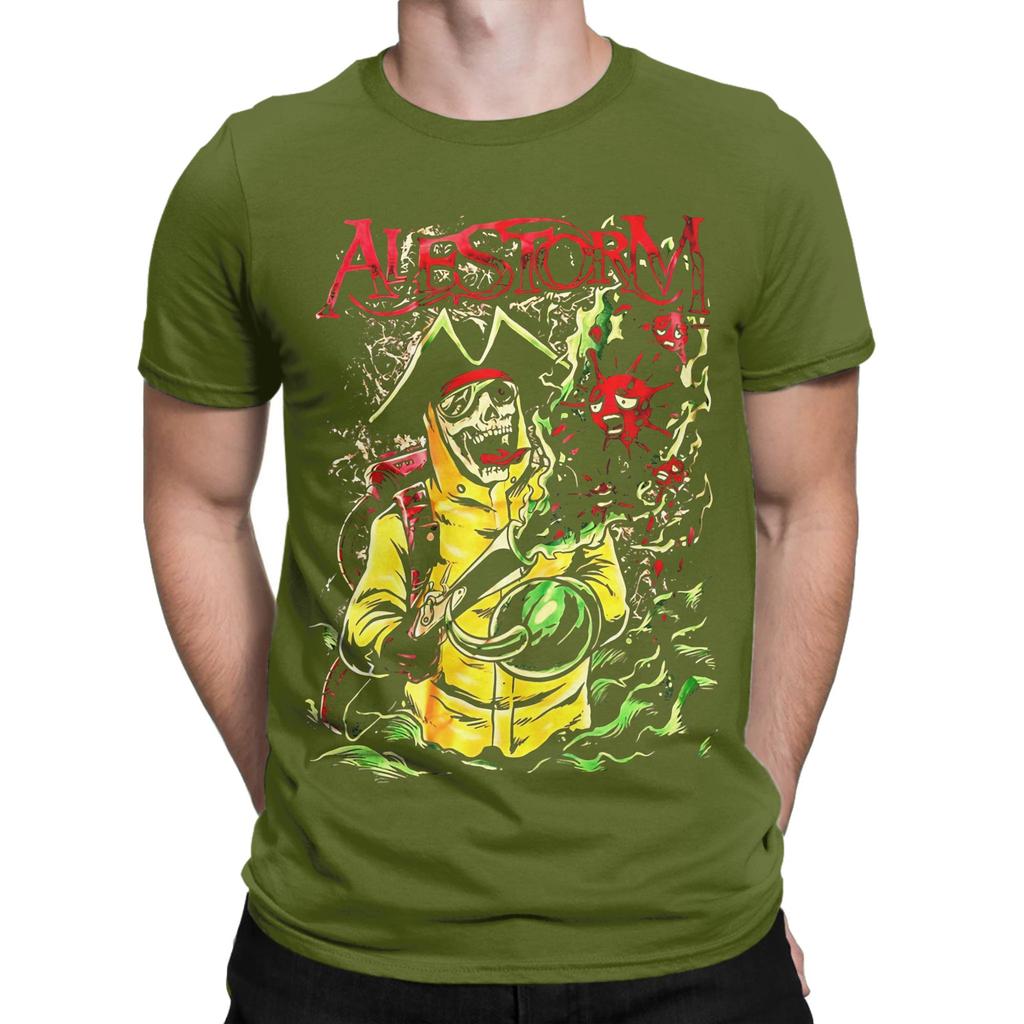 Classic Funny 100 Cotton Tshirt Alestorm Tees Tops For Unisex