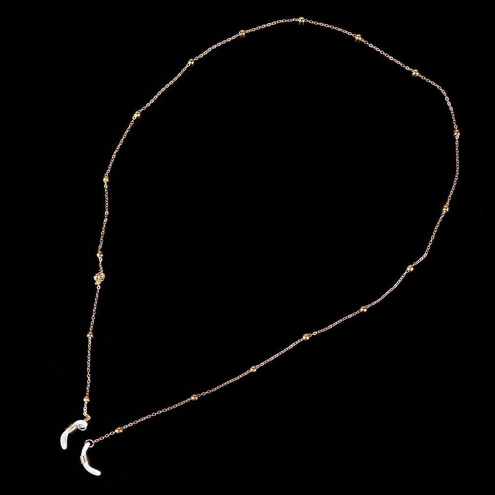 

Metal Retainer Lanyard Women Straps Silver Fashion Beads Eyewear Reading Gold Glasses Chain Sunglasses золотой