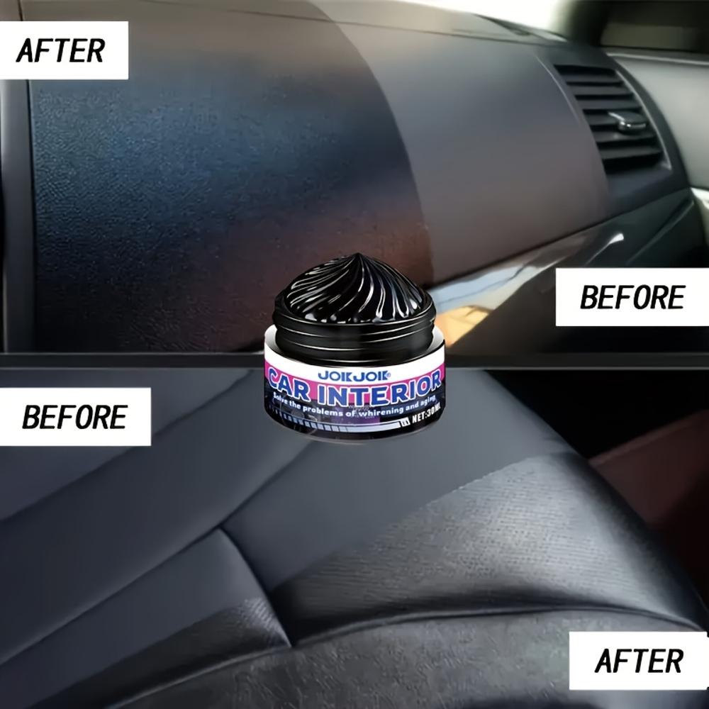 JOKJOK Car Interior Restoration Cream - ABS Resin, No Greasiness, Prevents Aging, Restores Original Shine, Enhances Dashboard &