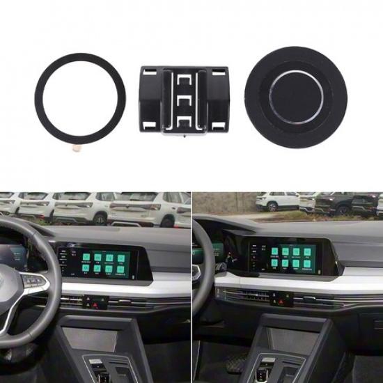 Magnetic Center Console Phone Mount Bracket For Volkswagen Golf 8 -2024