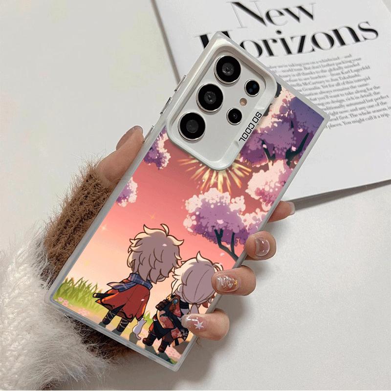 

Genshin Impact Kazuha Soft Phone Case for Samsung Galaxy S24 S25 FE S26 Edge S23 Ultra S22 Plus S21 + Shockproof Cover Back Shel Samsung S25