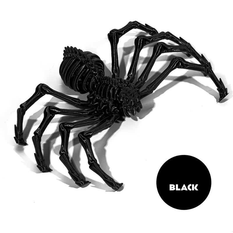 Printed 3D Retractable Spider Movable Joint Fidget Toy Rotatable Articulated Office Desktop Ornament Adults Kid Toy Crafts Gift