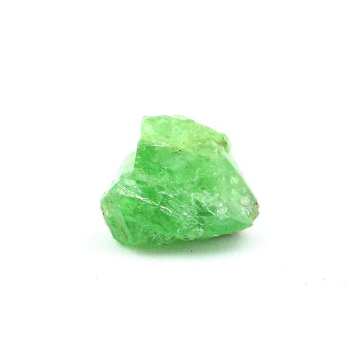 Pierres et Minéraux. Grenat Tsavorite. 6.63 ct. Manyara Region, Tanzanie.