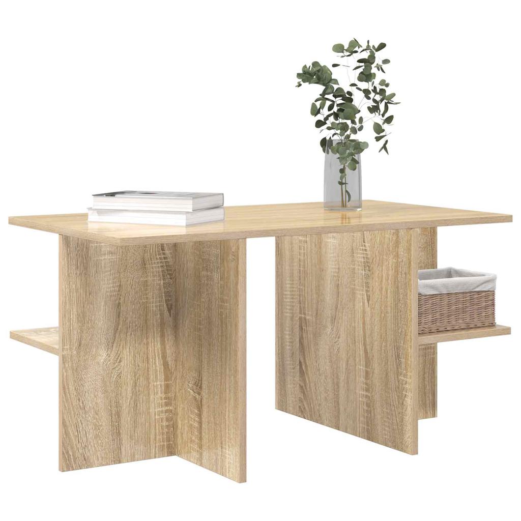 Coffee Table Sonoma Oak 87 X 50 X 45 Cm Particleboard