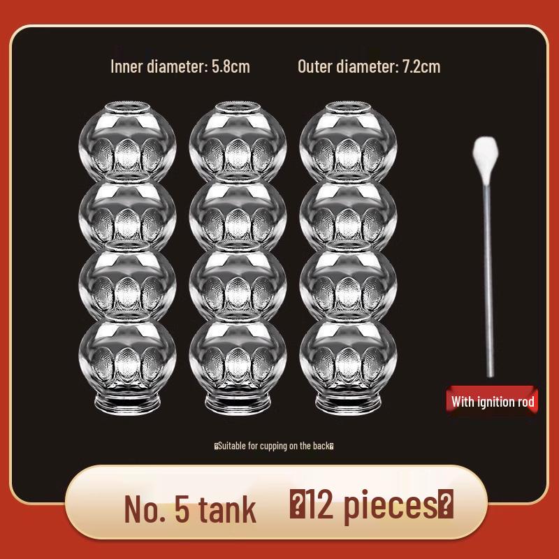 Chenye Thickened Glass Fire Cupping Set – Beauty & Household Therapy Jars
