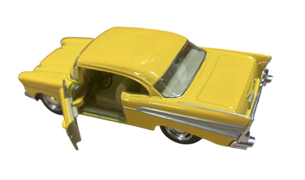 Kinsmart Chevrolet Bel Air Yellow Scale Diecast Car KT5313 (1957) 1/40