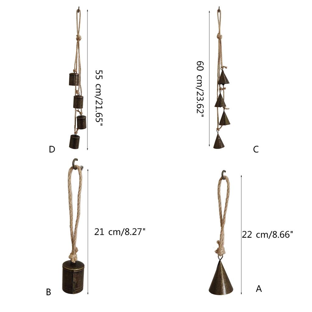 Wind Chime Wind Bell Pendant Prayer Bell Pendant Witchcraft Lucky Wind Chime Positive Witches Bells Outdoor Home Decor