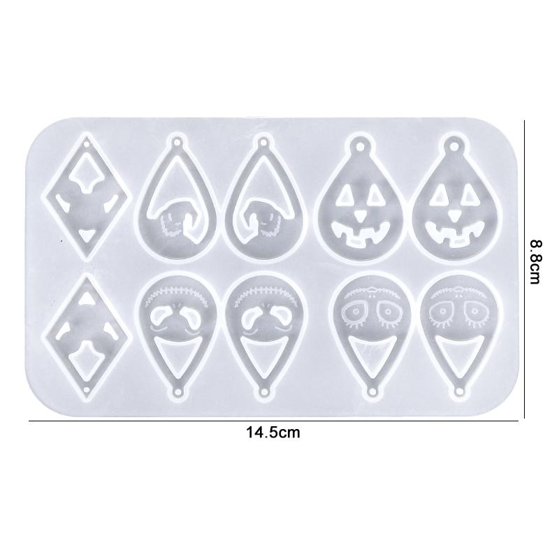 Earring Pendants Resin Molds Silicone Mold Jewelry Making Casting Mould for DIY UV Epoxy Resin Crafts Jewelry Tool Accessories