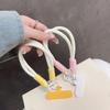 Cute Trendy Short Phone Case Lanyard Wrist Strap Macaron Color Phone Charm Chain for Women