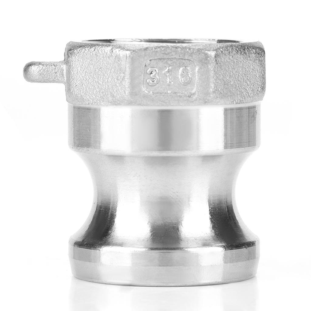 Stainless Steel DN20 3 4  A Trash Pump Adapter Male Camlock Fitting with Female Pipe Threads