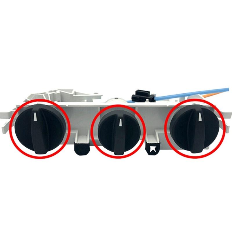 3Pcs Car A/C Heater Climate Control Switch Knobs Control Switch Knobs For 2006-2008 Mazda 6 GV2W-61-195 GV3A-61-195