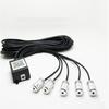 9 in 1 RGB LED Optical Strip Light Bluetooth App Control 12V Car Styling
