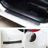 Car Threshold Strip Anti Scratch Door Sill Protector Rubber Strip Carbon Fiber Car Threshold Protection Bumper Film Sticker
