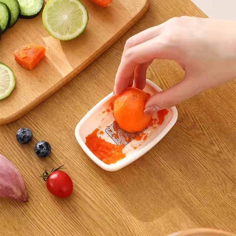 Manual Ginger Garlic Grater Kitchen Tool Handheld Grinding Plate For Making Ginger Garlic Paste Juice Home Cooking Accessory