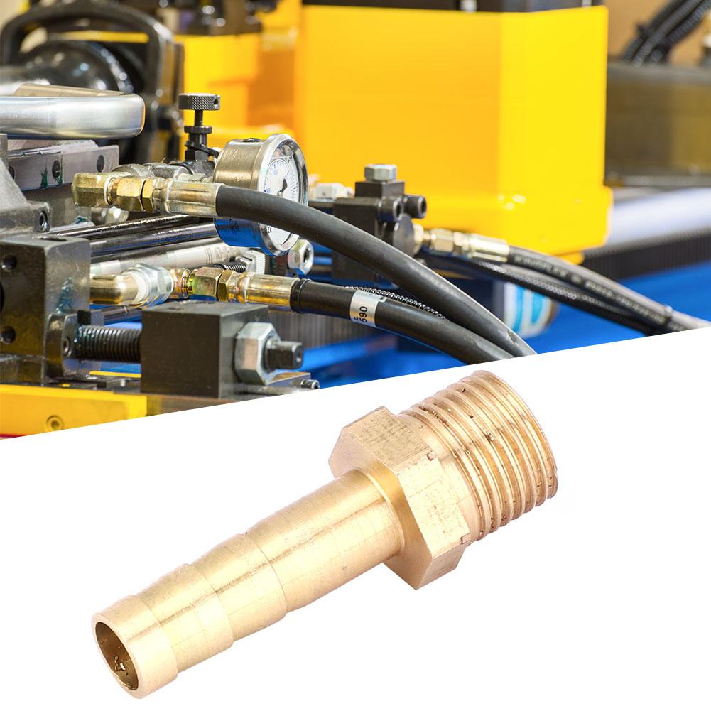 5pcs G1Celsius8 Male Thread Barb Connector Brass Pipe Fitting Connector Joint for Gas Liquid