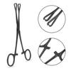 Body Piercing Stainless Steel Piercing Clamp Body Jewelry Tool Open Triangle Forceps  Skin Piercing