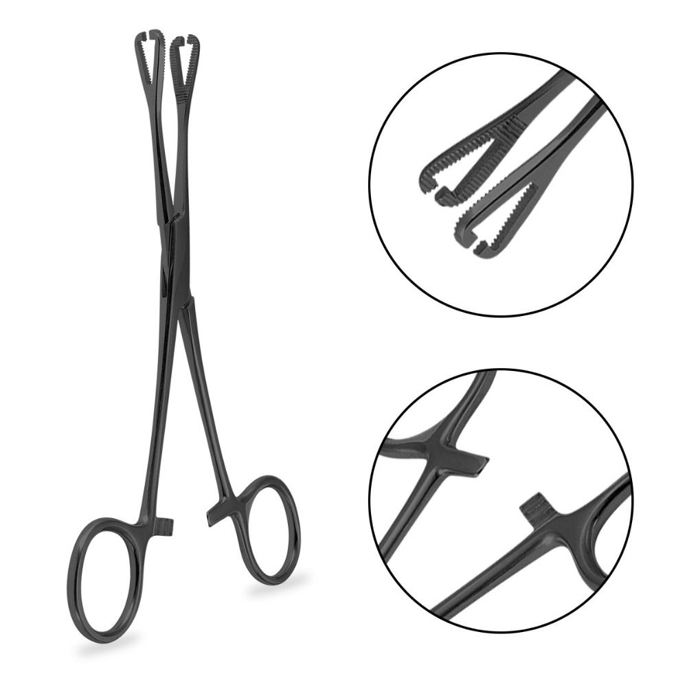 Body Piercing Stainless Steel Piercing Clamp Body Jewelry Tool Open Triangle Forceps  Skin Piercing