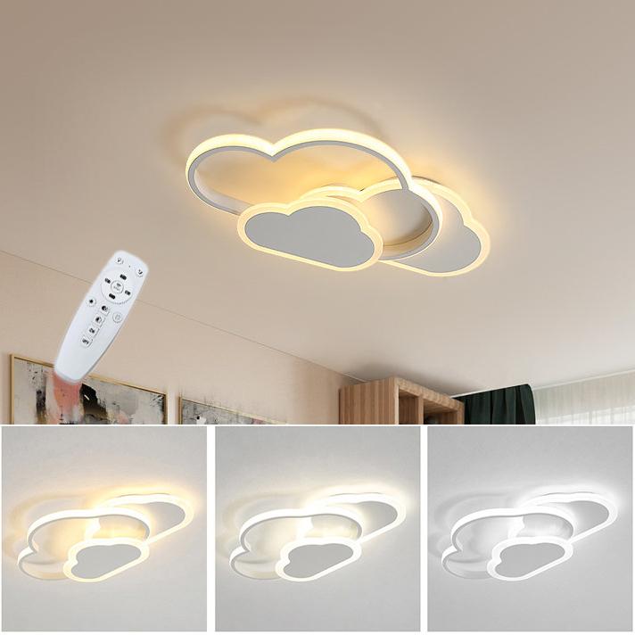 

Потолочный светильник Creative Cloud Led, 32 Вт, диаметр 42 см, с регулируемой яркостью, пульт дистанционного управления, 3000-6500 К, 220 В, белый