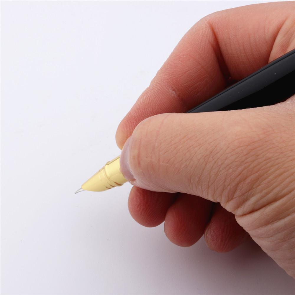 High Quality 7023 White Student office Medium Nib fountain pen ink school supplies