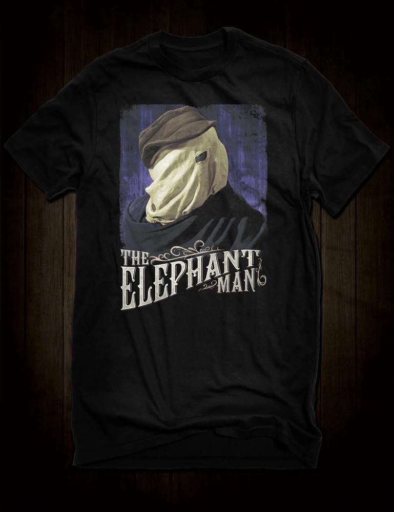 The Elephant Man Cotton Short Sleeve Unisex T-Shirt All Size NE420 Unisex T-Shirt XL