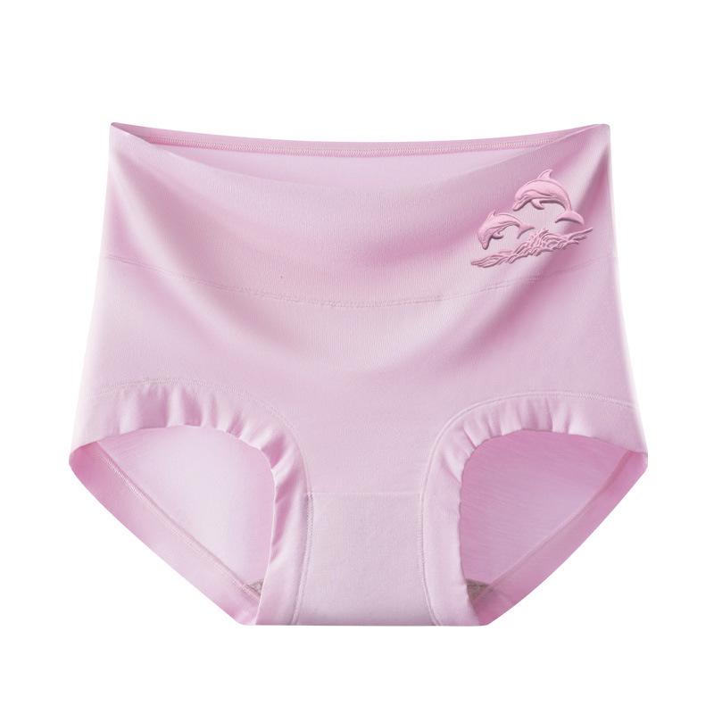 Sealed High-Waisted Women's Modal Underwear: Antibacterial Cotton Crotch, Tummy Control, Butt-Lifting Triangle Panties