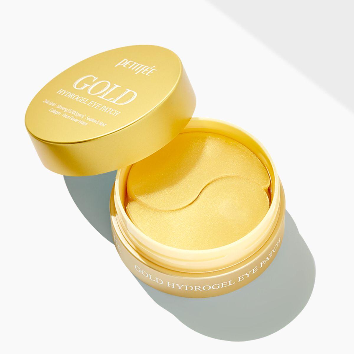 Gold hydrogel eye patch